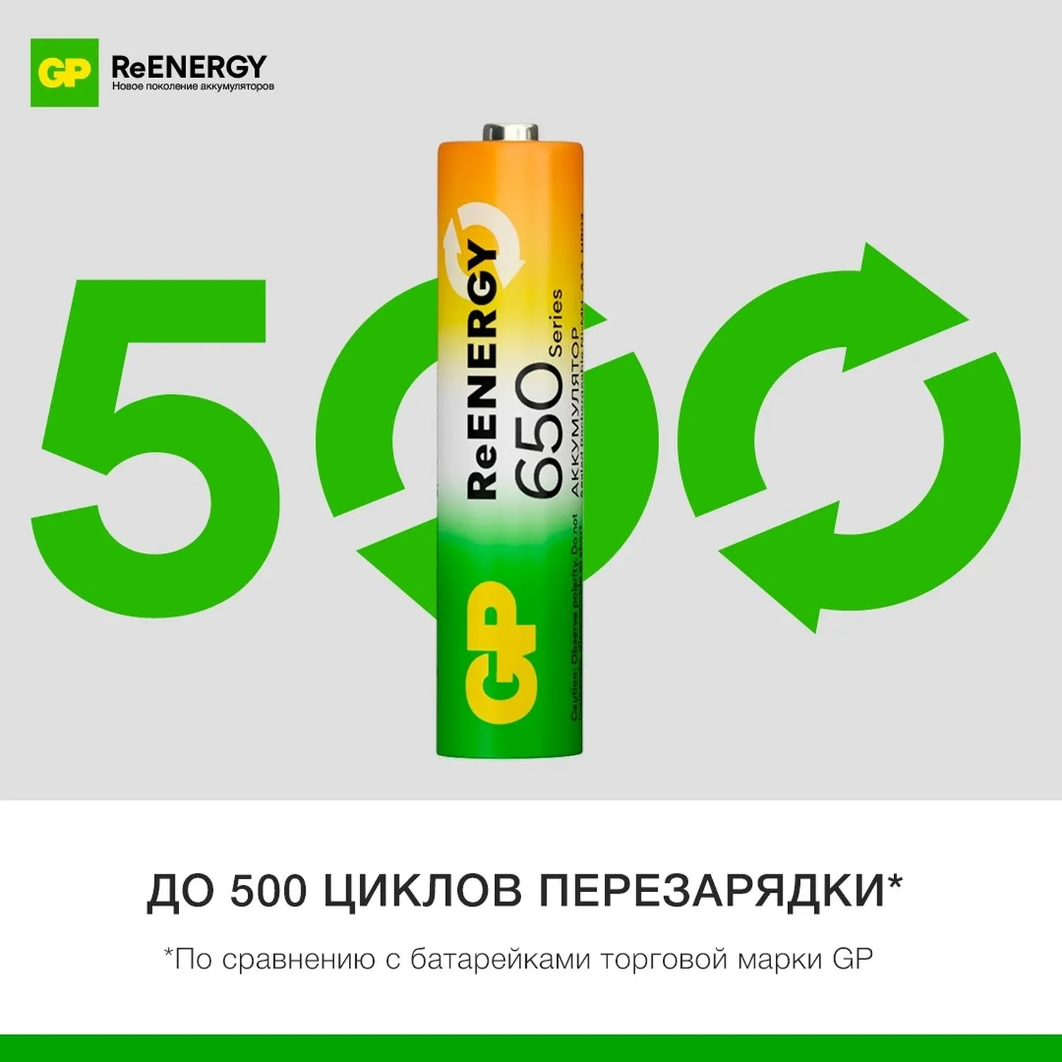 Аккумулятор AAA 650 мАч 650 series 65AAAHC 2 штуки в упаковке NiMh - Image 7