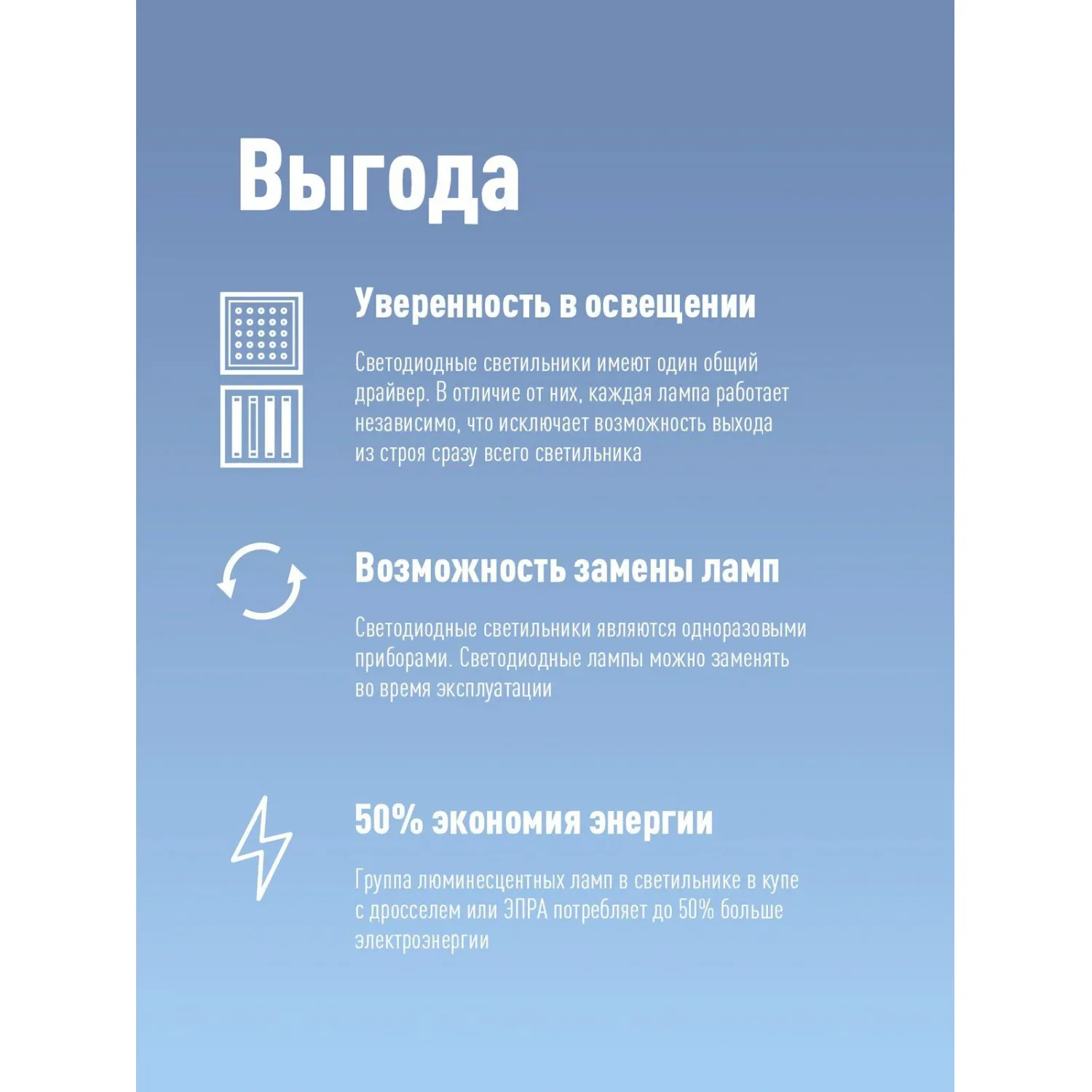 Лампа светодиодная 20 Вт G13 T8 6500 К 2000 Лм матовая (Lksm_LED20wG13T865GL) - Image 6