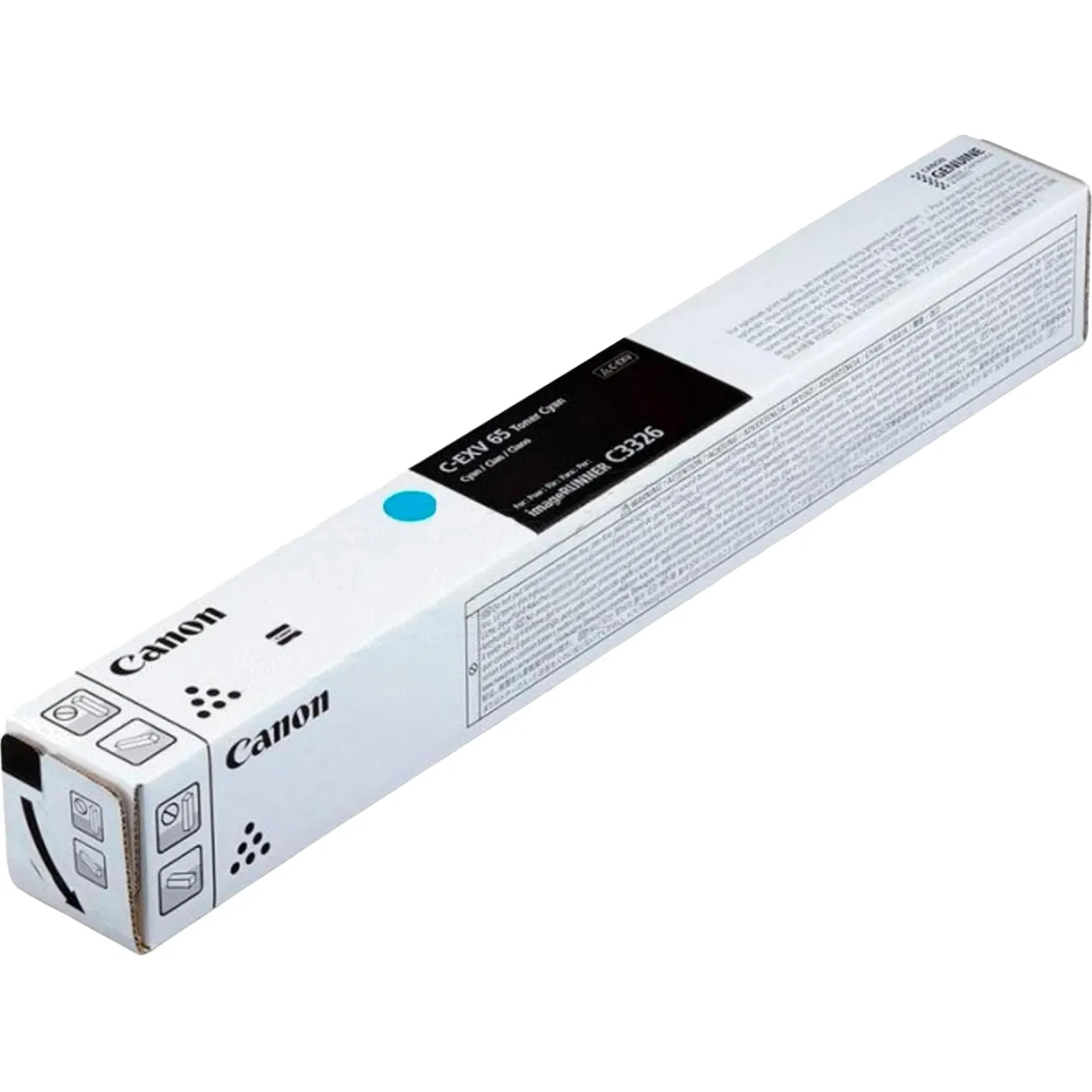 Тонер Canon CEXV-65 5762C001 голубой оригинальный - Image 2