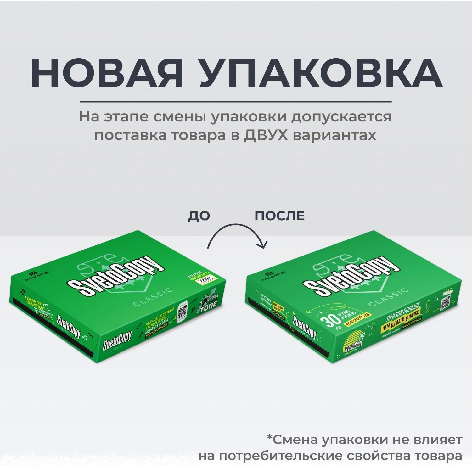 офисная бумага SvetoCopy Classic ГОСТ 80 г/м² для принтеров - Image 2