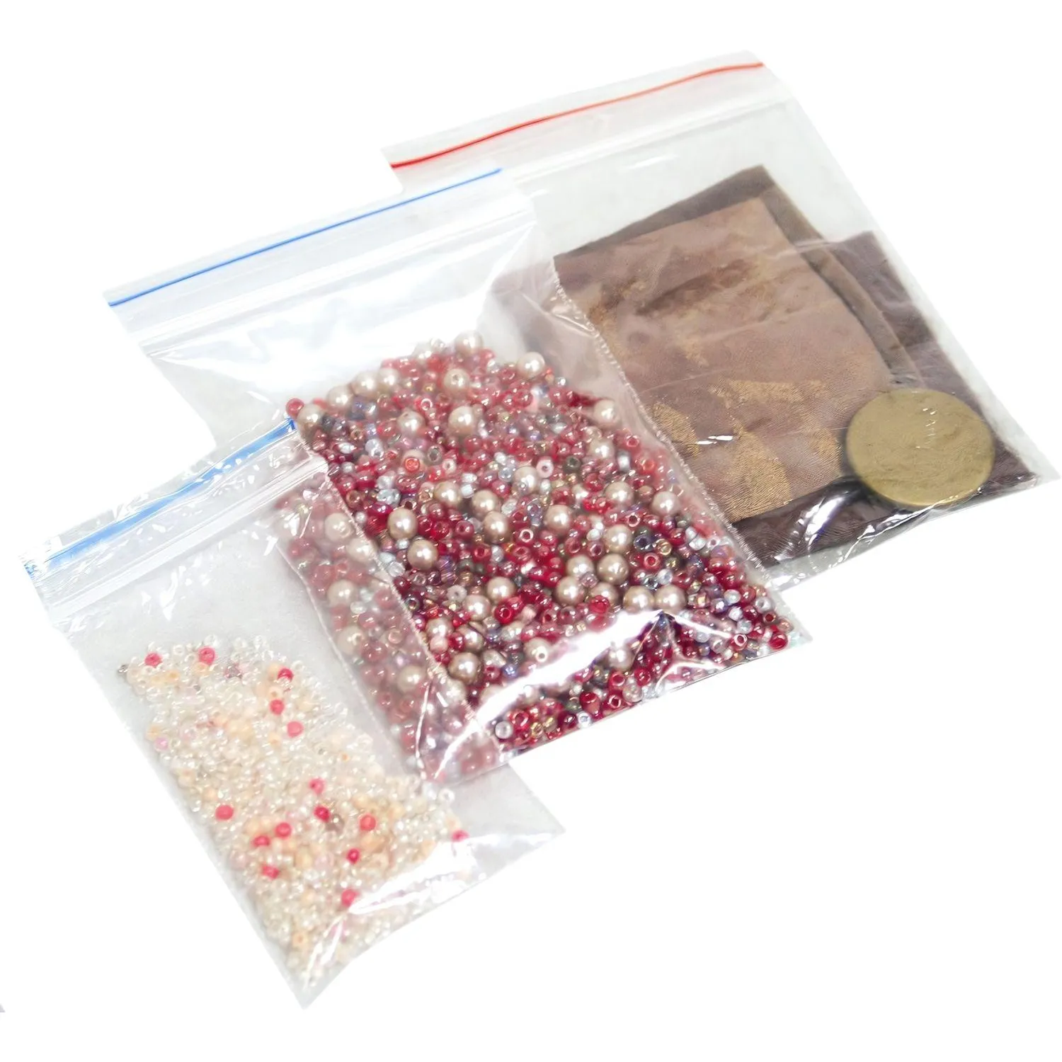 Пакет с замком zip-lock (гриппер) ПВД 25x35 см 35 мкм (100 штук в упаковке) - Image 2