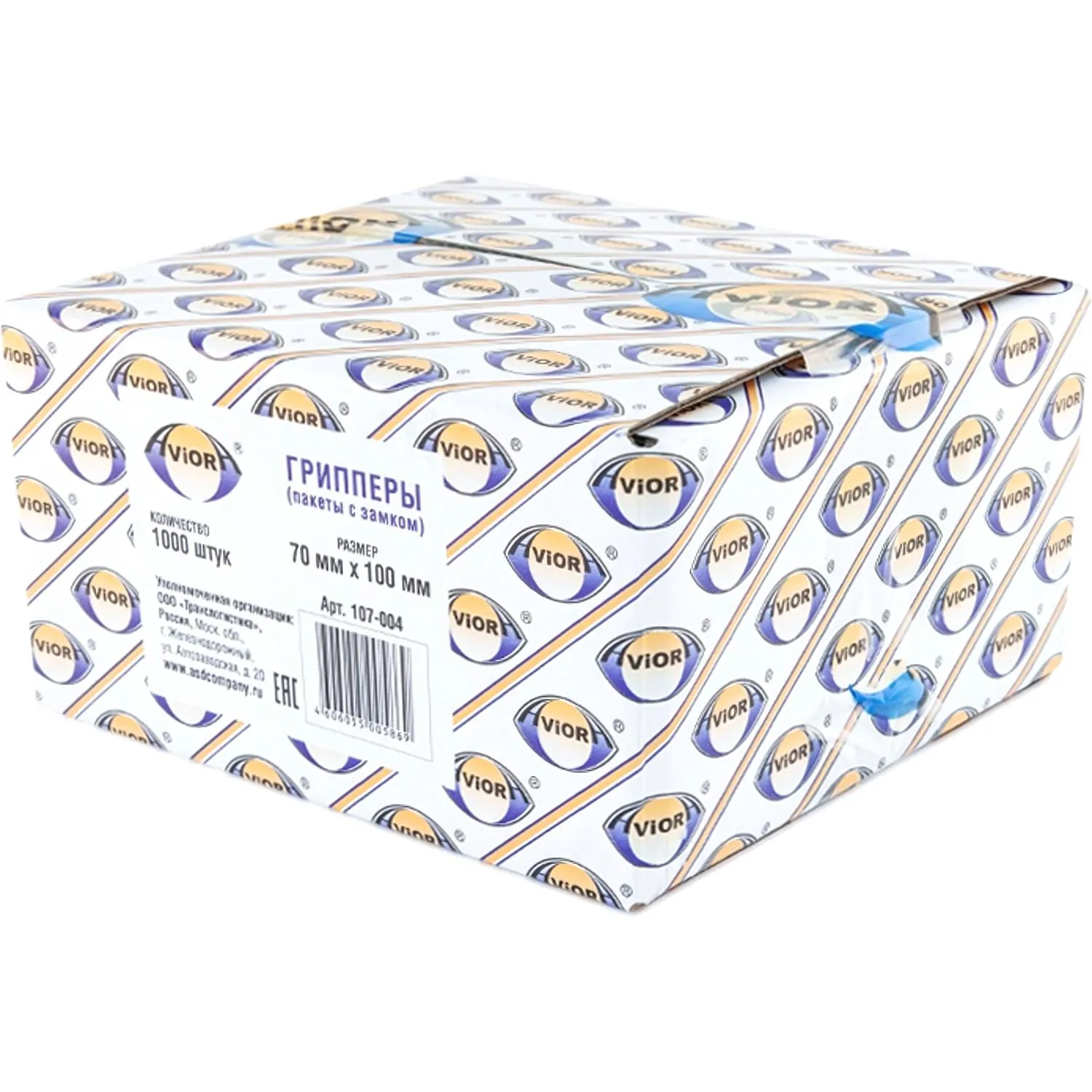 Пакет с замком zip-lock ПВД прозрачный 7x10 см 32 мкм (1000 штук в упаковке) - Image 4