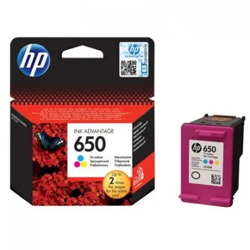 Картридж струйный HP 650 CZ102AE цветной оригинальный