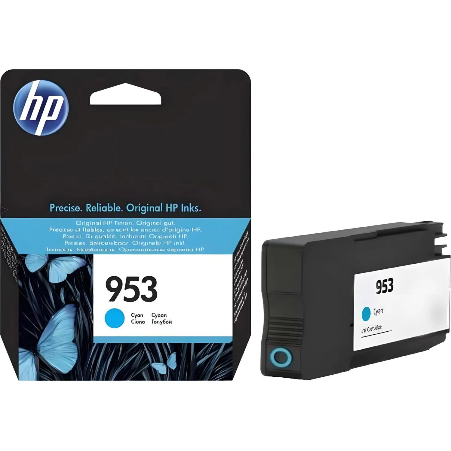Картридж струйный HP 953 F6U12AE голубой оригинальный - Image 2