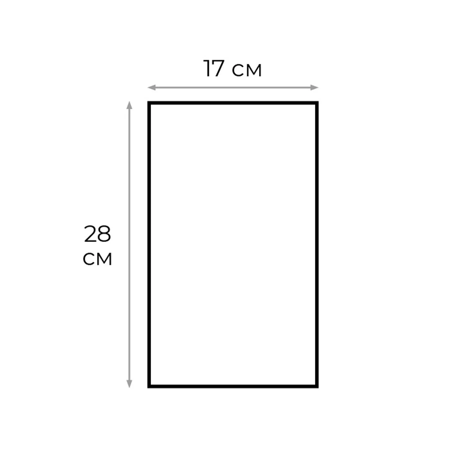 Пакет фасовочный 17x28 см ПНД 9 мкм прозрачный (100 штук в упаковке) - Image 4