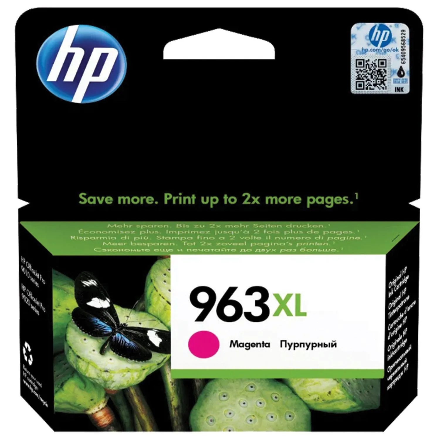 Картридж струйный HP 963XL 3JA28AE пурпурный оригинальный повышенной ёмкости - Image 2