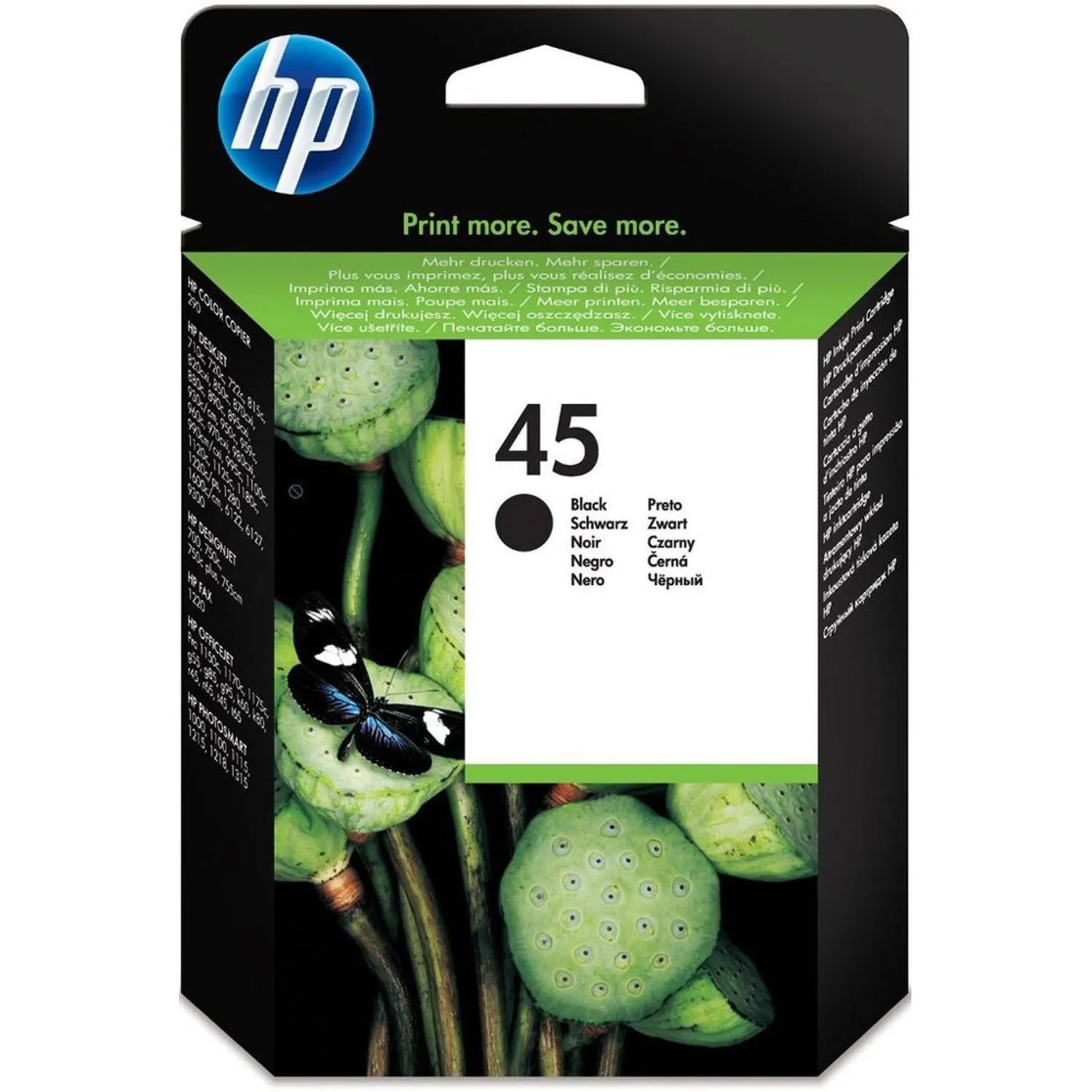 Картридж струйный HP 45 51645AE чёрный оригинальный повышенной ёмкости - Image 2
