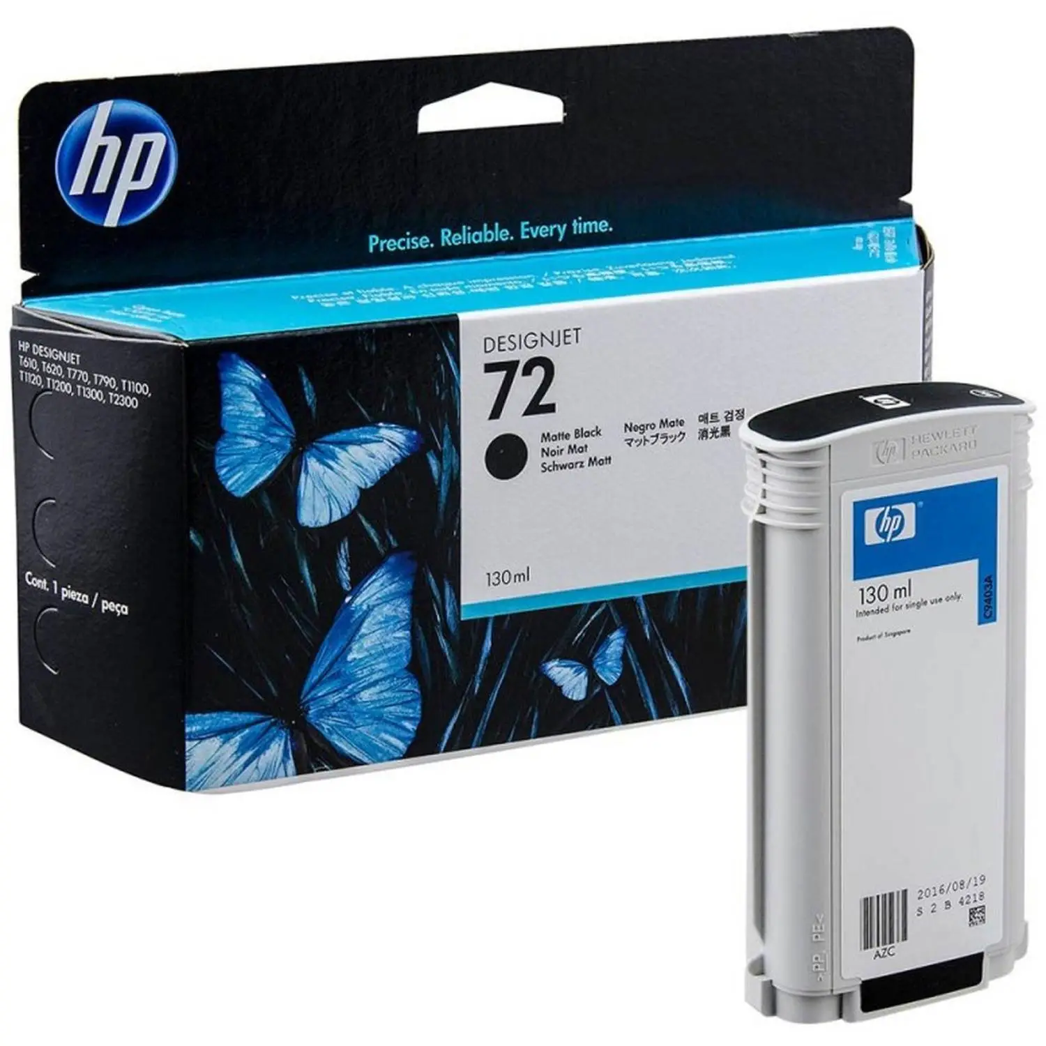 Картридж струйный HP 72 C9370A фото чёрный оригинальный - Image 2
