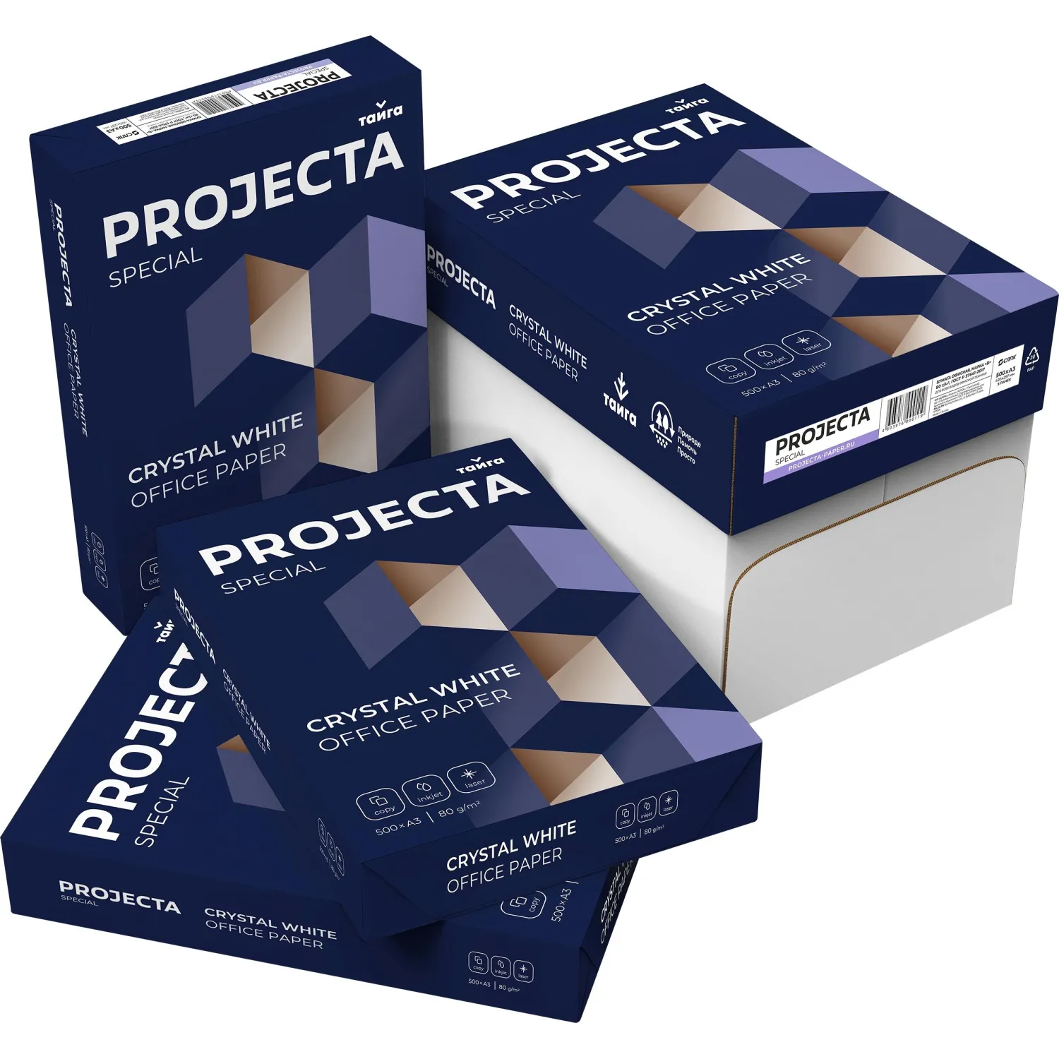универсальная бумага А4 Projecta Special офисная ECF ГОСТ архивное хранение - Image 2