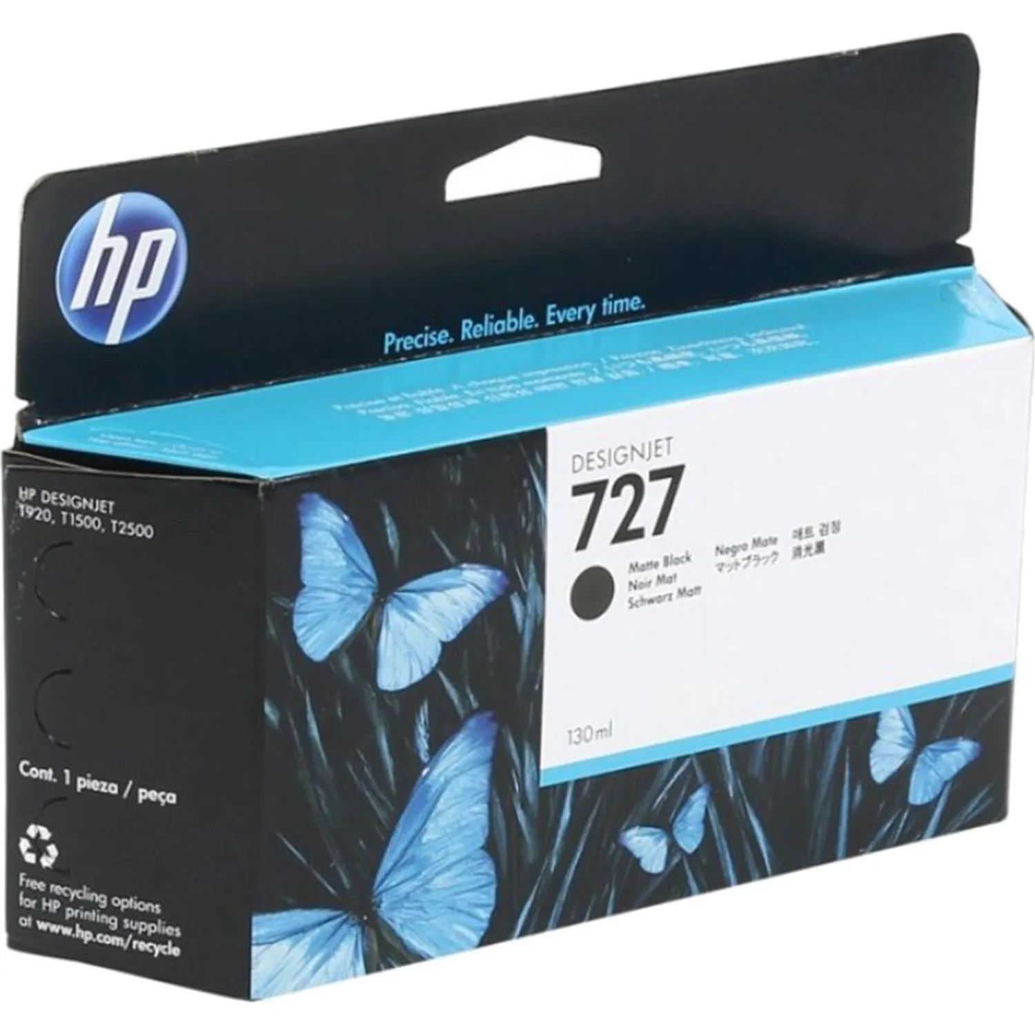Картридж струйный HP 727 B3P22A чёрный матовый оригинальный - Image 2