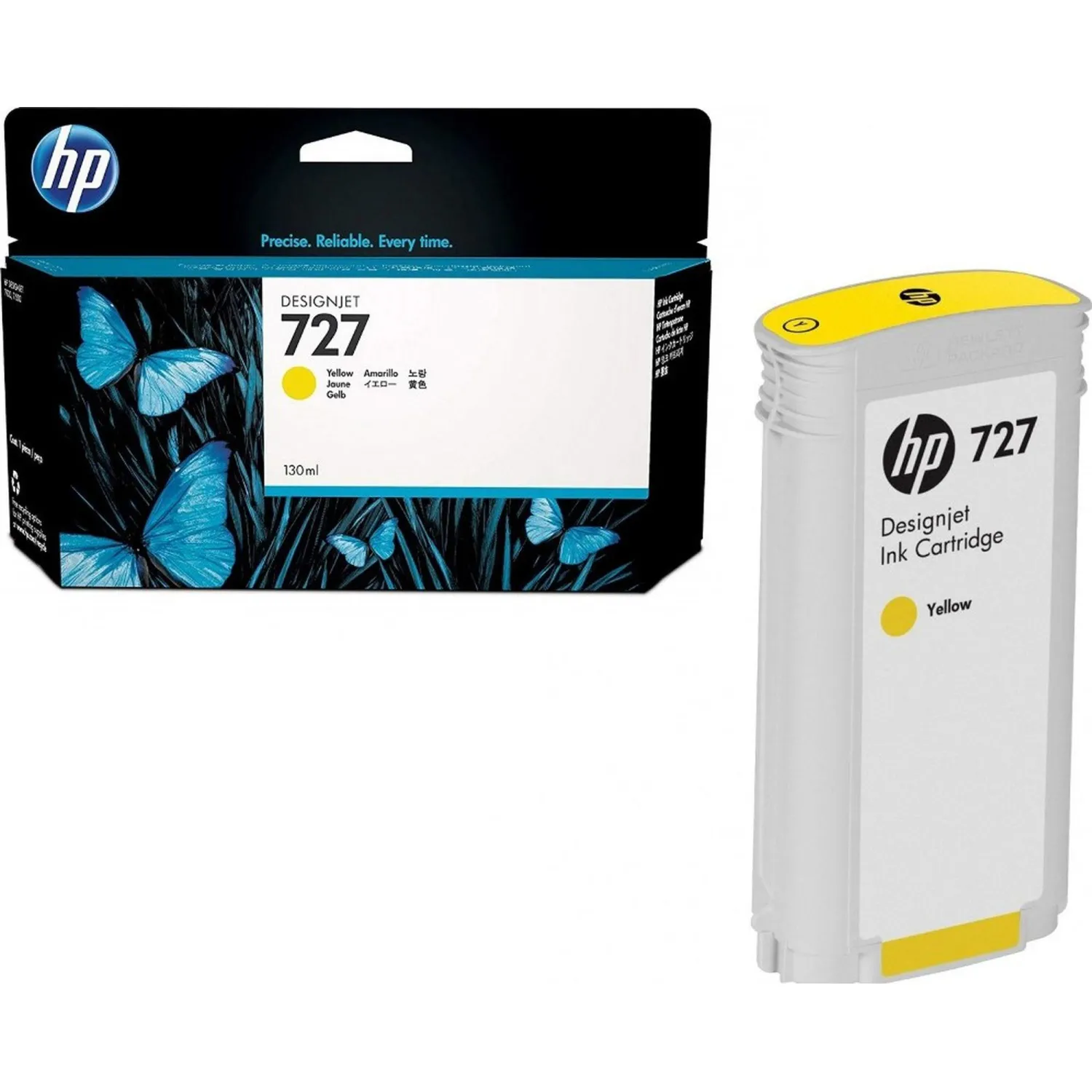 Картридж струйный HP 727 B3P21A жёлтый оригинальный - Image 2