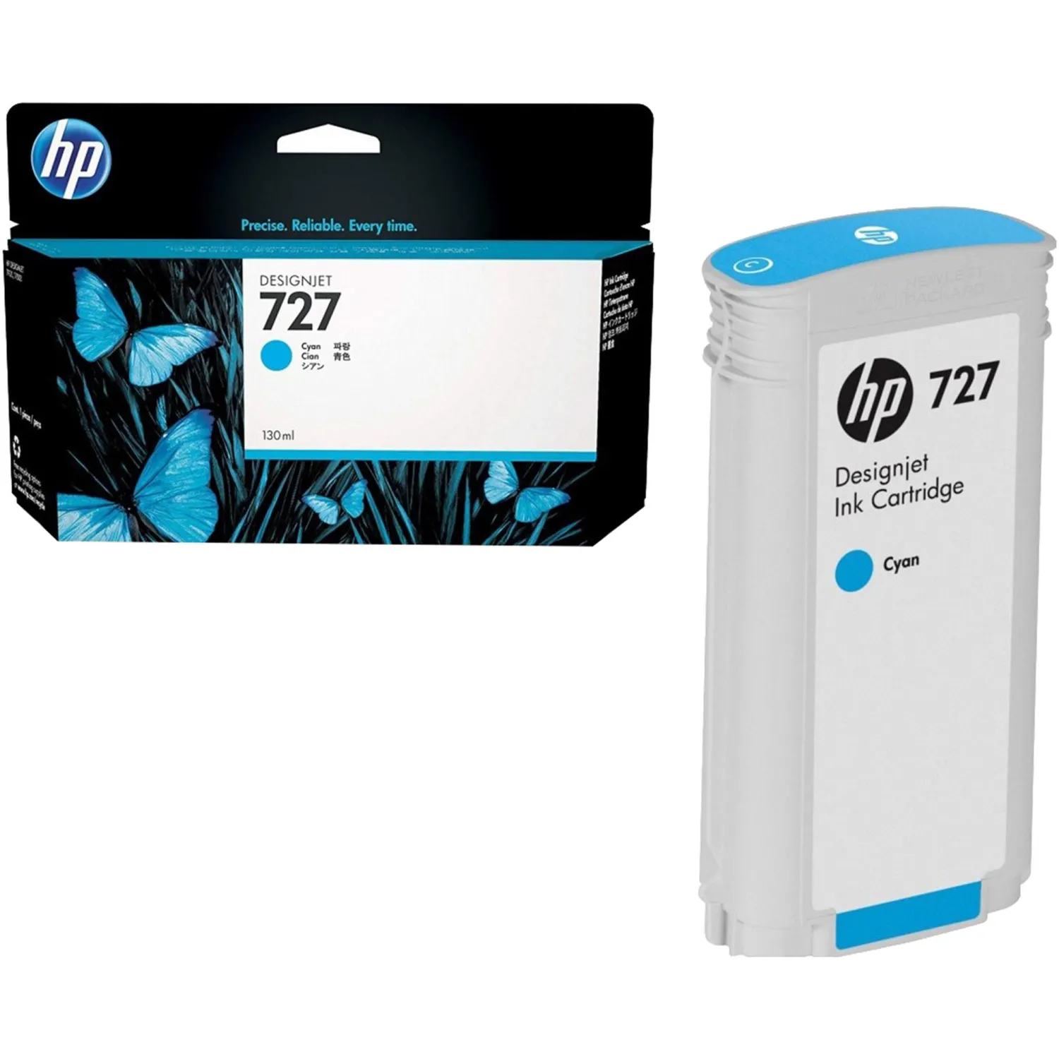 Картридж струйный HP 727 B3P19A голубой оригинальный - Image 2