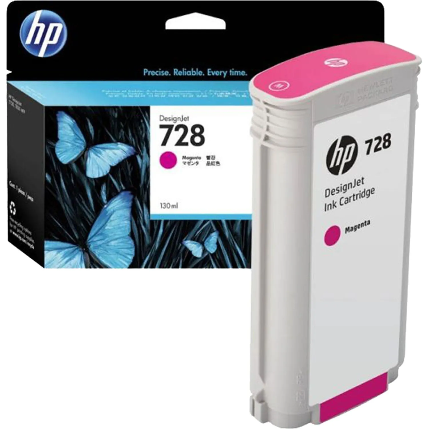 Картридж струйный HP 728 F9J66A пурпурный оригинальный - Image 2