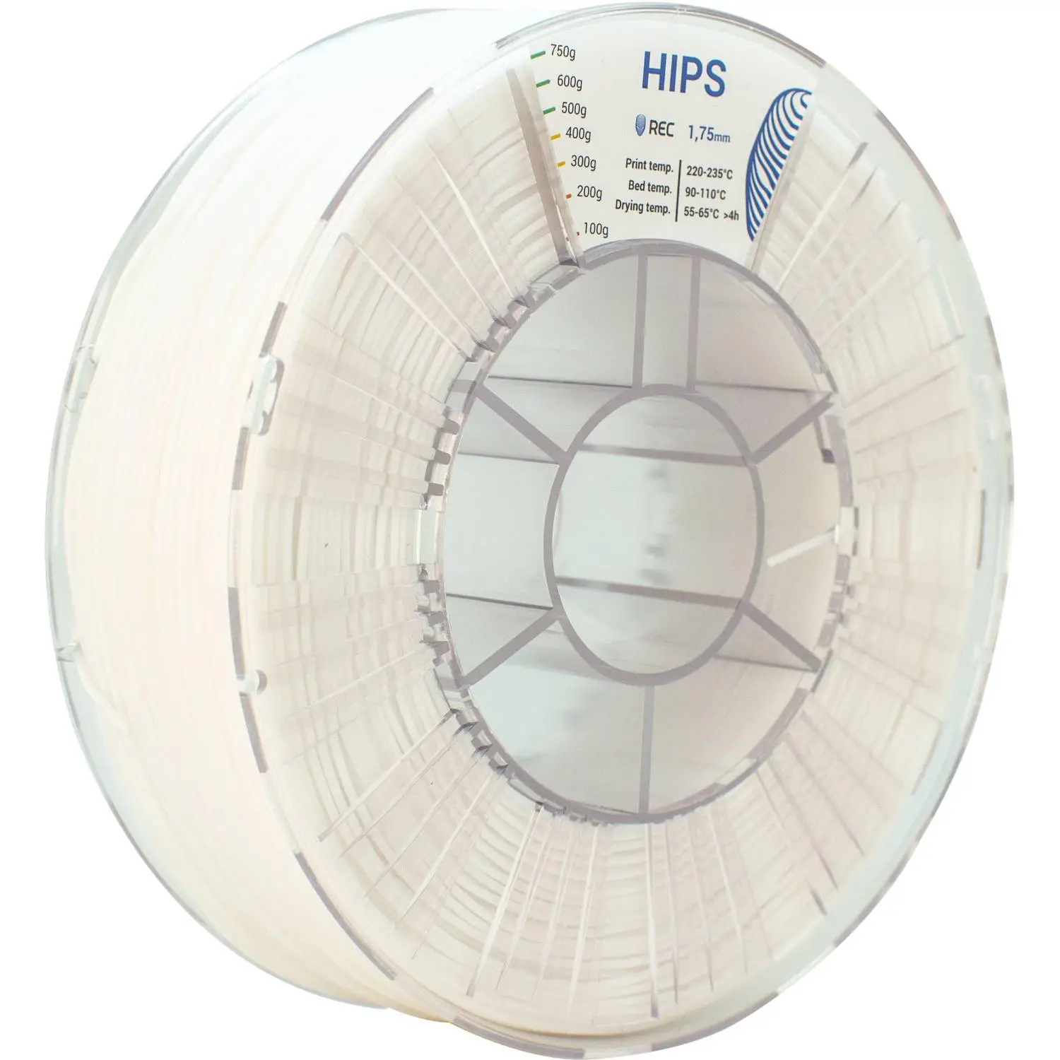Пластик HIPS для 3D-принтера Rec бежевый матовый 1.75 мм 0.75 кг - Image 2