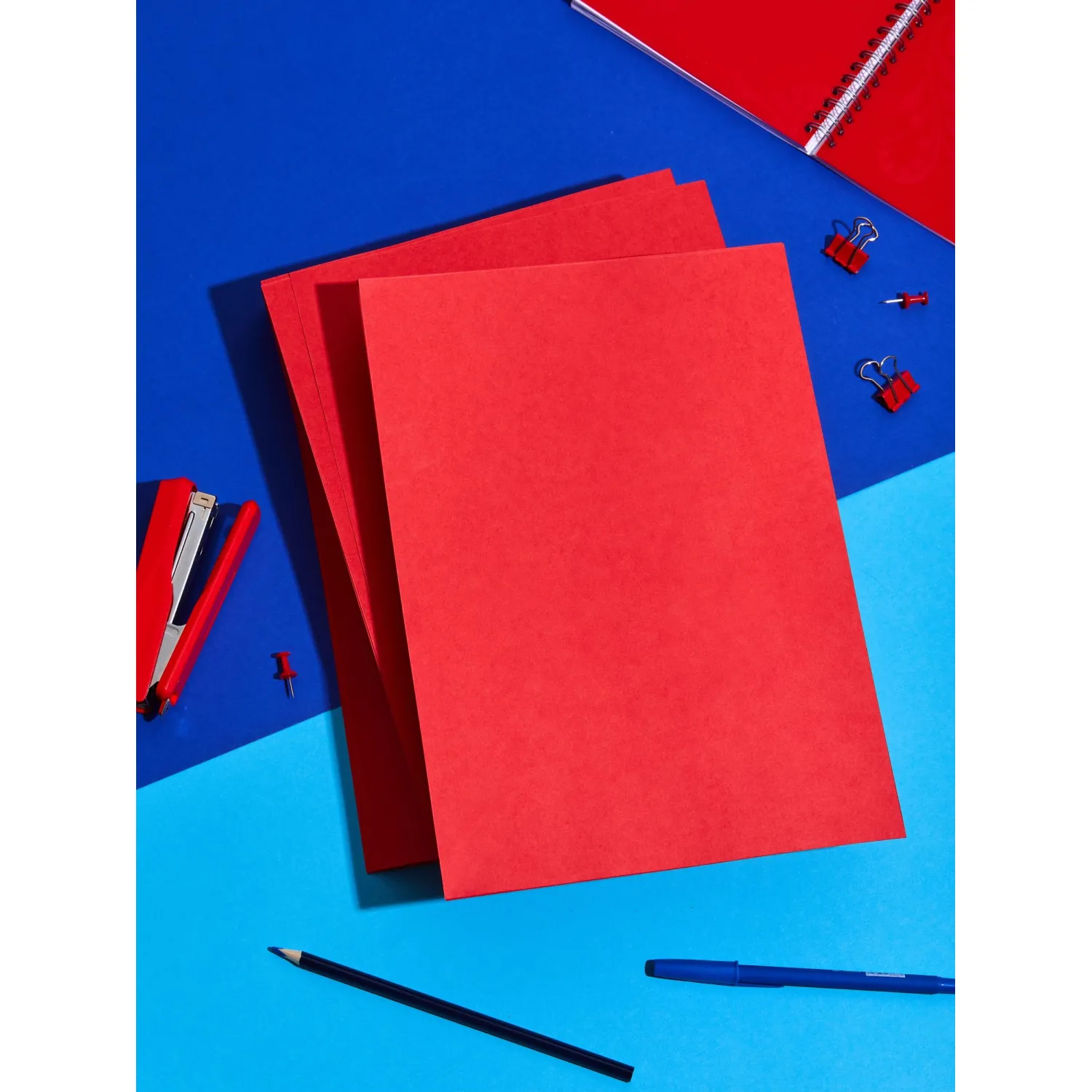 Цветная бумага Комус Color красный А4 80 г/м² (500 листов) - Image 6