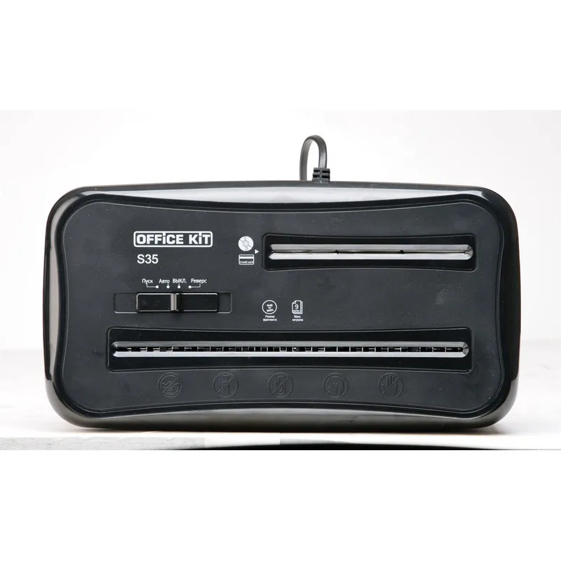 Шредер (уничтожитель документов) Office Kit S35 4-й уровень секретности объем корзины 14 л - Image 4