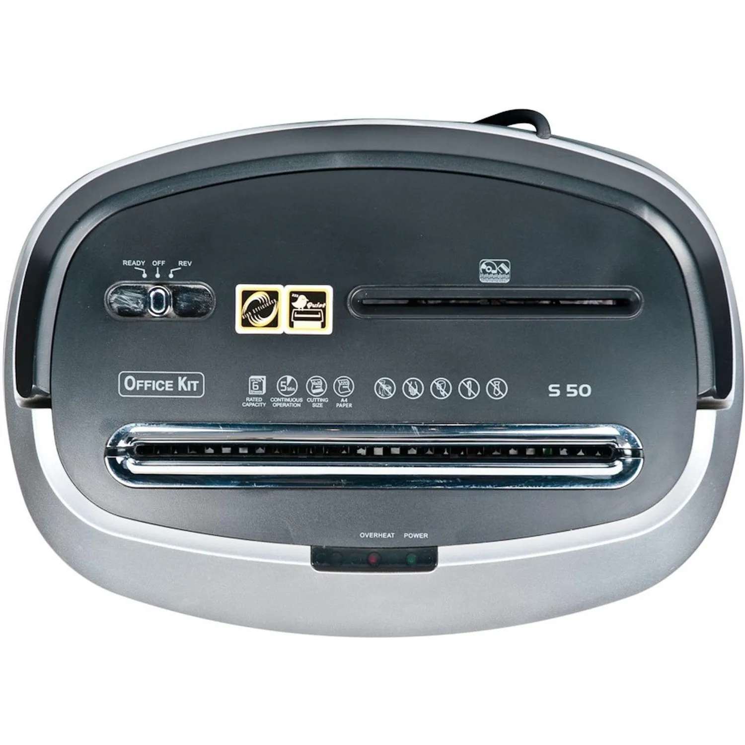 Шредер (уничтожитель документов) Office Kit S50 4-й уровень секретности объем корзины 21 л - Image 3