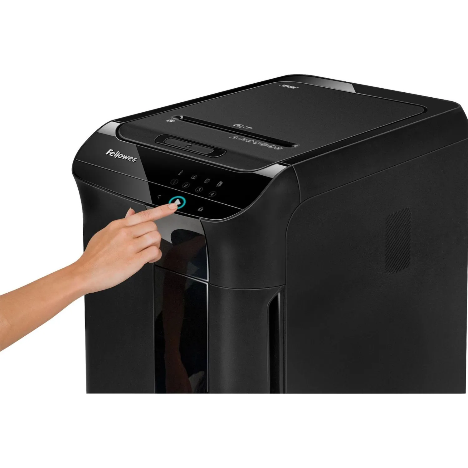 Шредер (уничтожитель документов) Fellowes AutoMax 350C 4-й уровень секретности объем корзины 68 л - Image 5