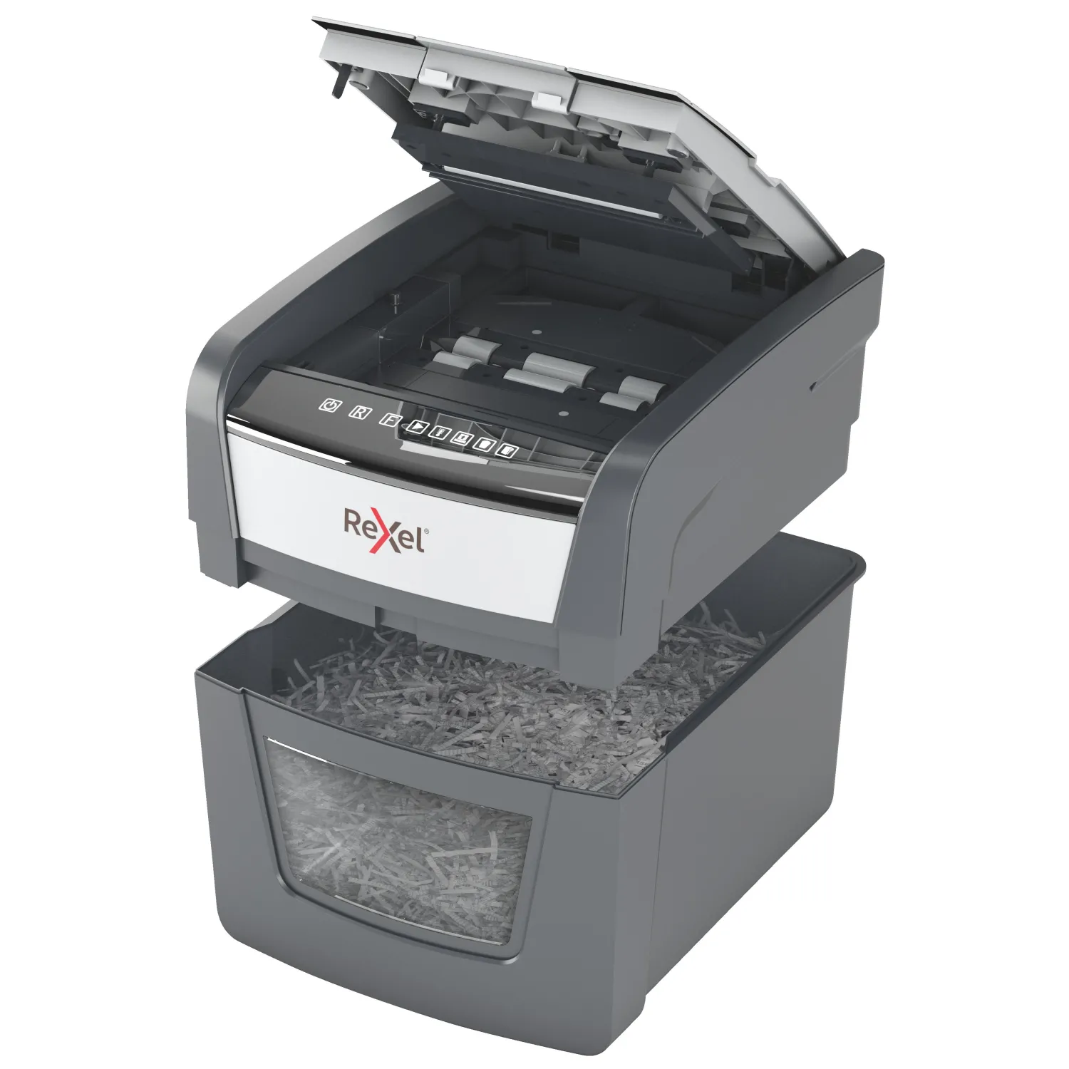 Шредер (уничтожитель документов) Rexel Optimum AutoFeed+ 45X 4-й уровень секретности объем корзины 20 л - Image 4