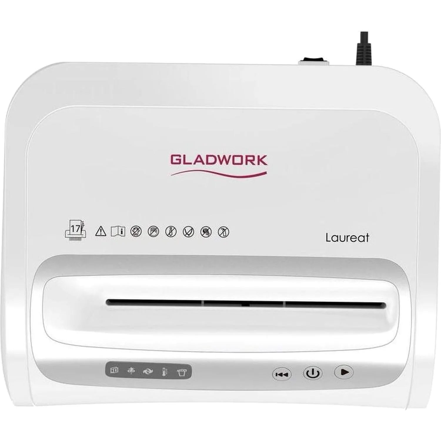 Шредер (уничтожитель документов) Gladwork Laureat P-25HCD 4-й уровень секретности объем корзины 27 л - Image 3