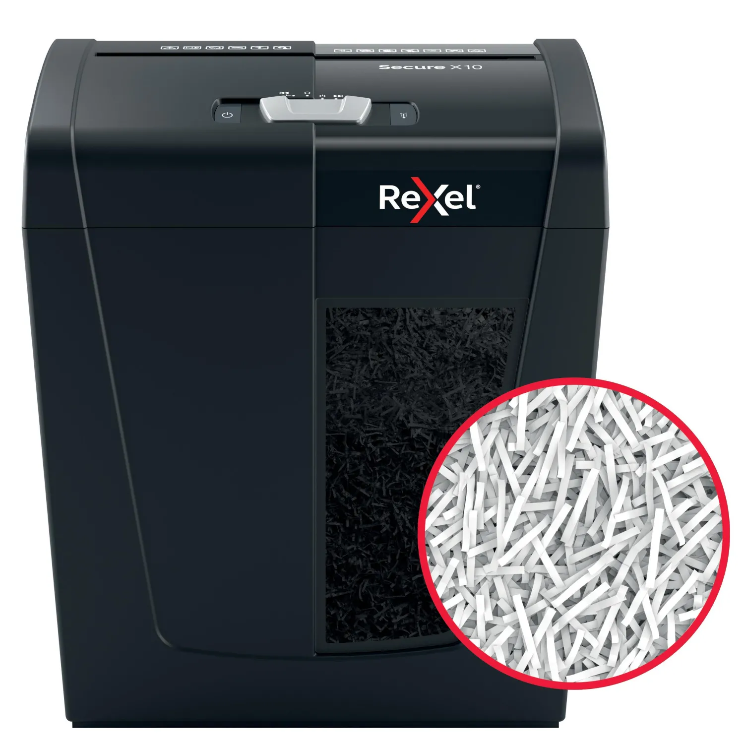 Шредер (уничтожитель документов) Rexel Secure X10 4-й уровень секретности объем корзины 18 л - Image 12