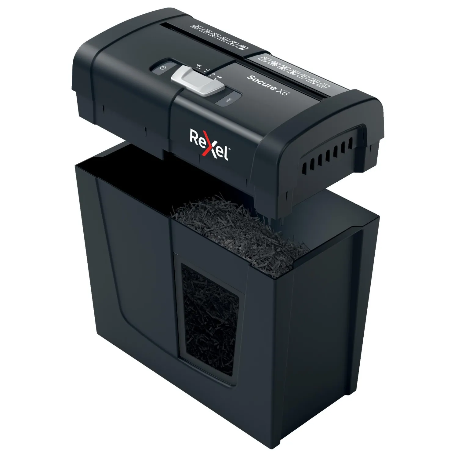 Шредер (уничтожитель документов) Rexel Secure X6 4-й уровень секретности объем корзины 10 л - Image 3