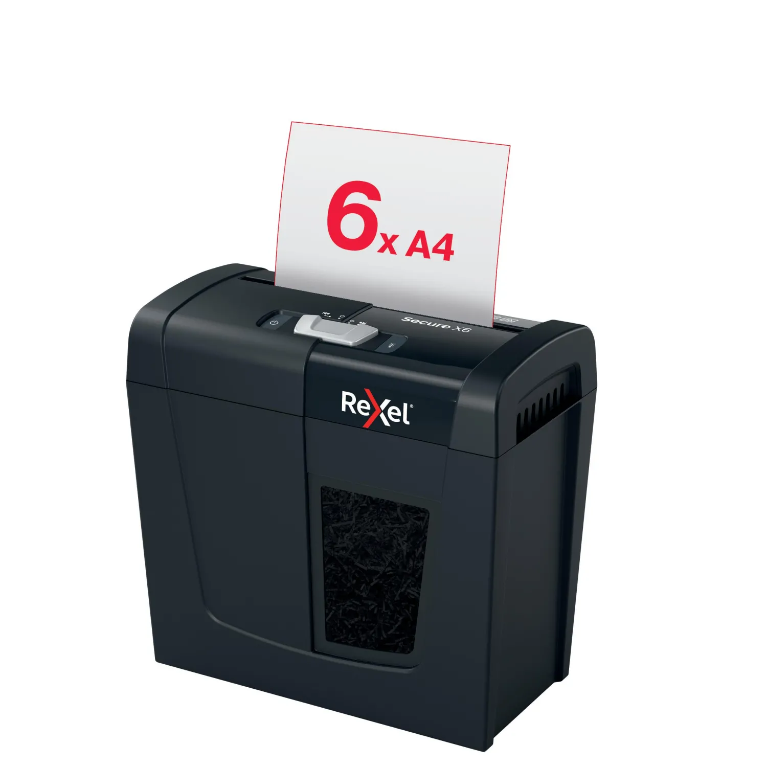 Шредер (уничтожитель документов) Rexel Secure X6 4-й уровень секретности объем корзины 10 л - Image 9