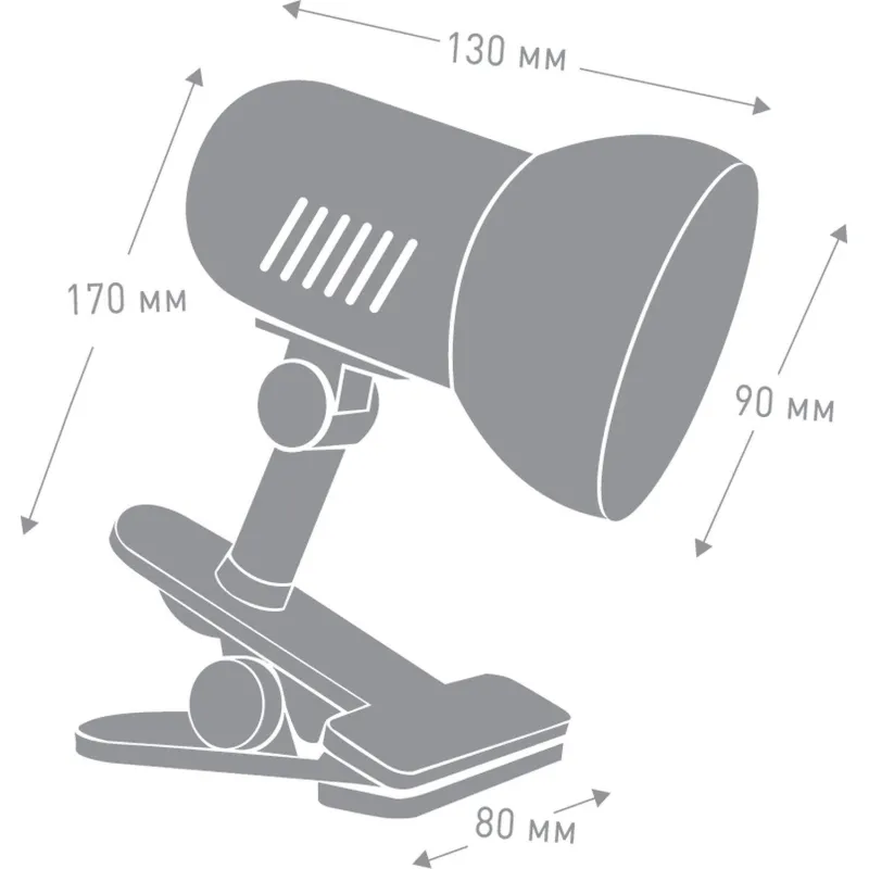 Светильник настольный Camelion H-035 черный - Image 2