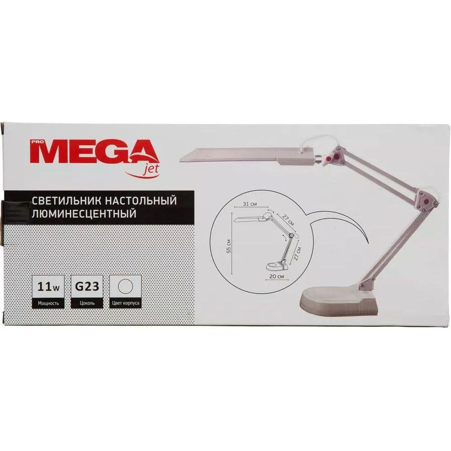 Светильник настольный Комус/ProMega jet 2003A белый - Image 9