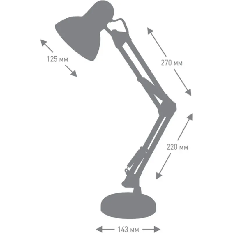 Светильник настольный Ultraflash UF-313 С02 черный - Image 2
