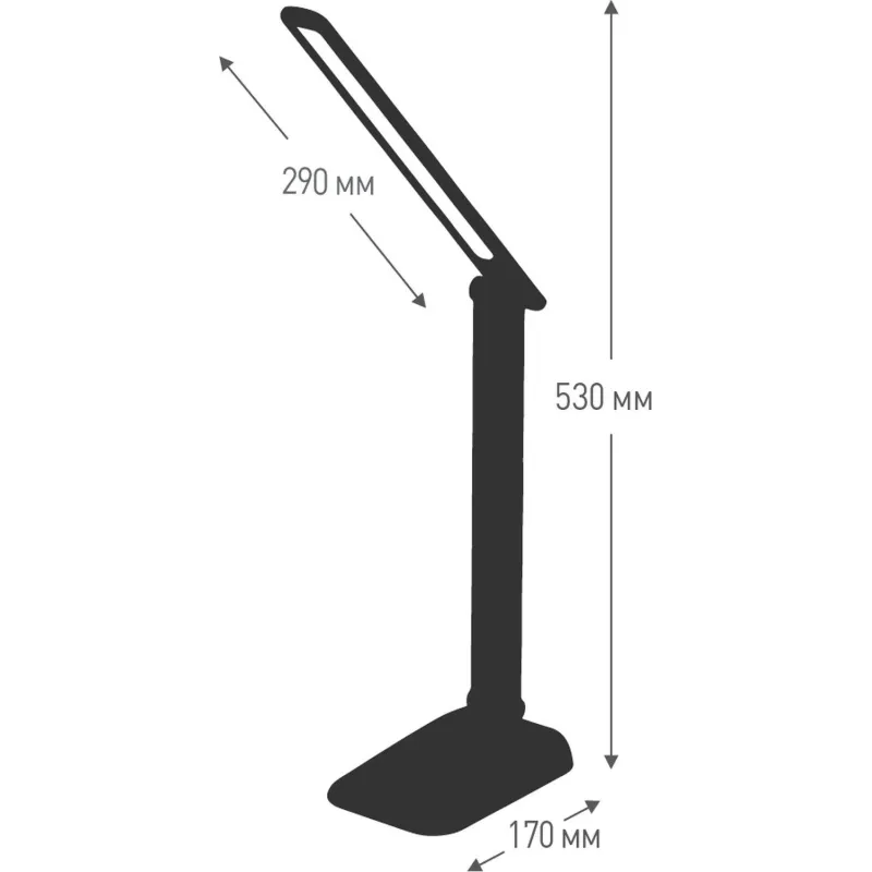 Светильник настольный Ultraflash UF-732 C02 черный - Image 2