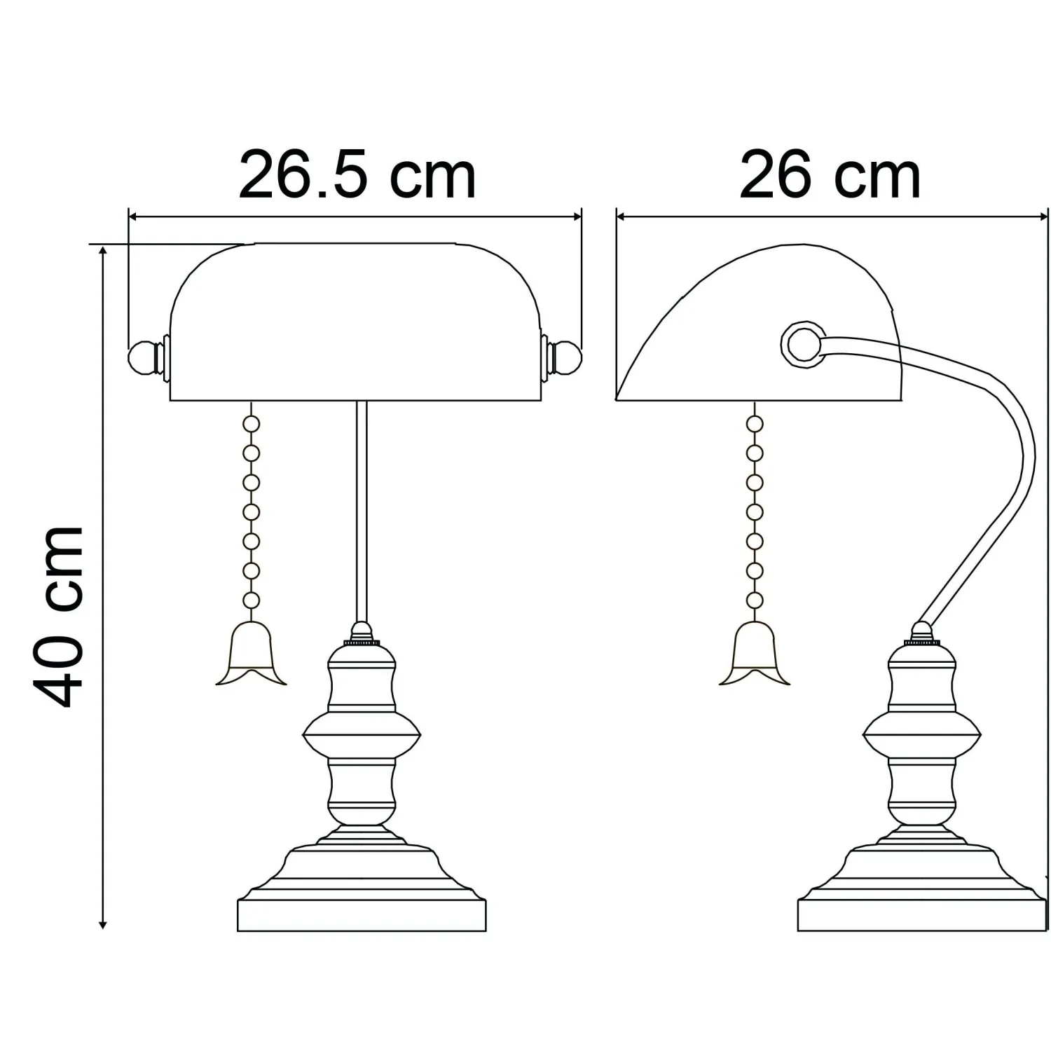 Светильник настольный Arte Lamp Banker A2492LT-1AB зеленый - Image 5