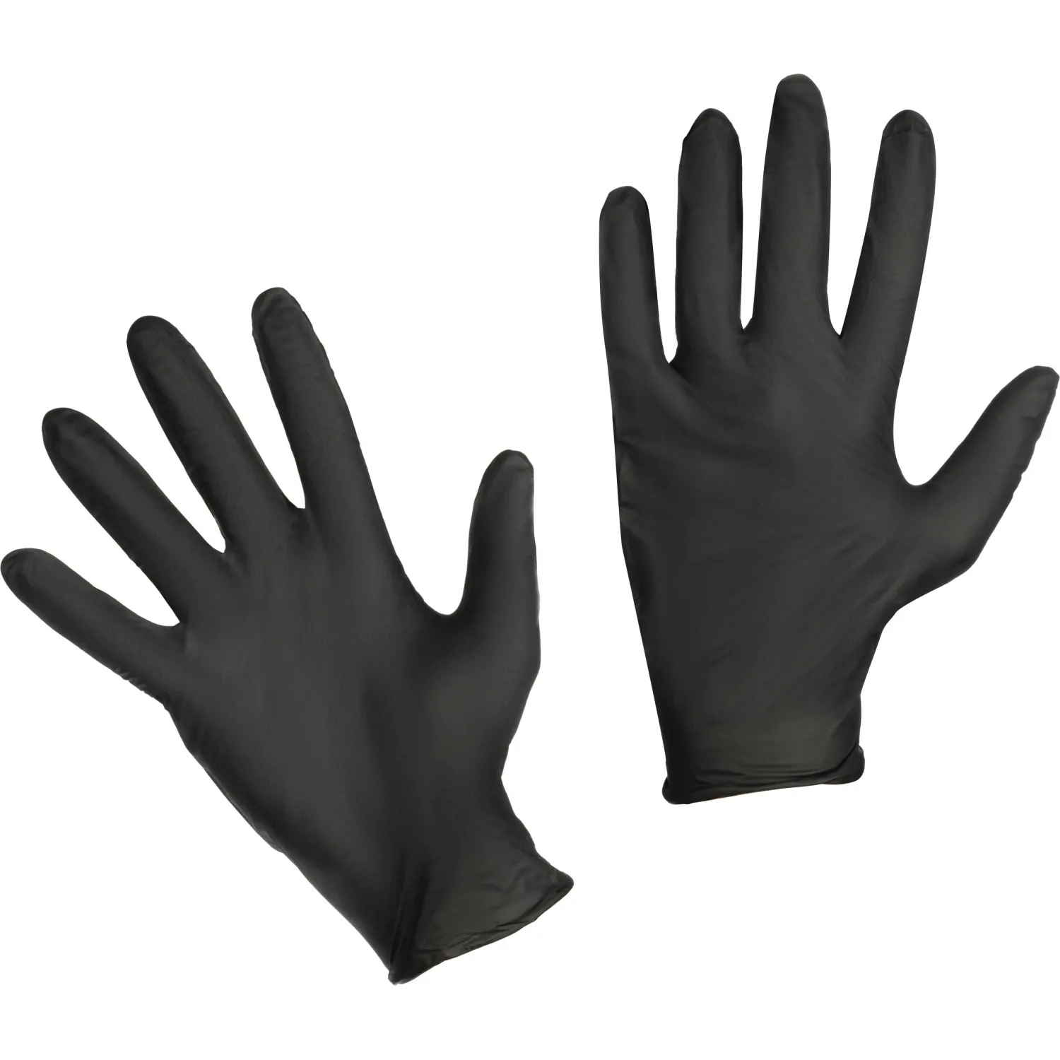 Перчатки одноразовые Jeta Safety JSN9 нитриловые особопрочные чёрные (размер M, 100 штук/50 пар в упаковке, JSN908) - Image 3