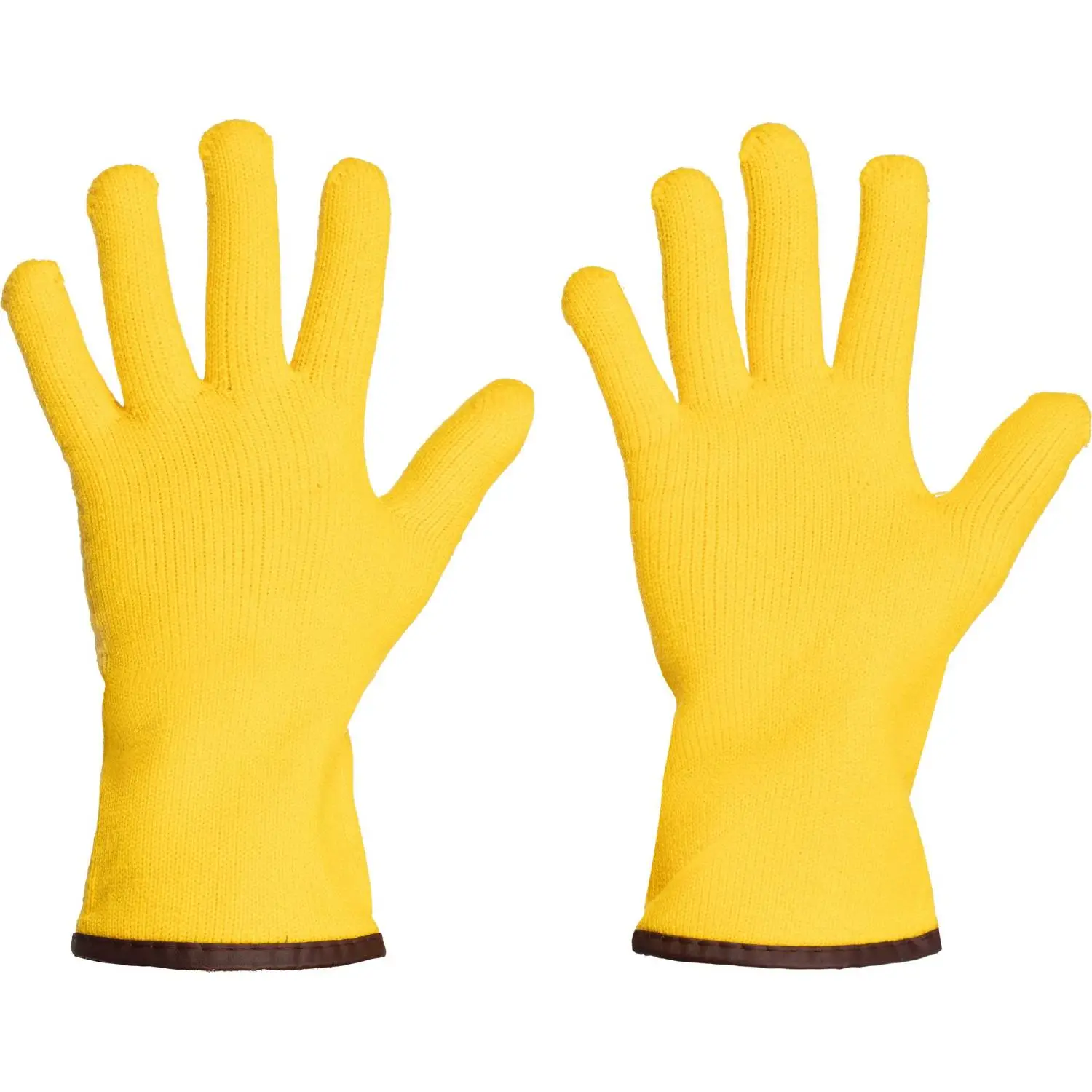 Перчатки рабочие утеплённые Jeta Safety Winter Grip хлопковые с ПВХ покрытием синие/жёлтые (7 класс вязки, размер 9, L, JPW-811) - Image 2