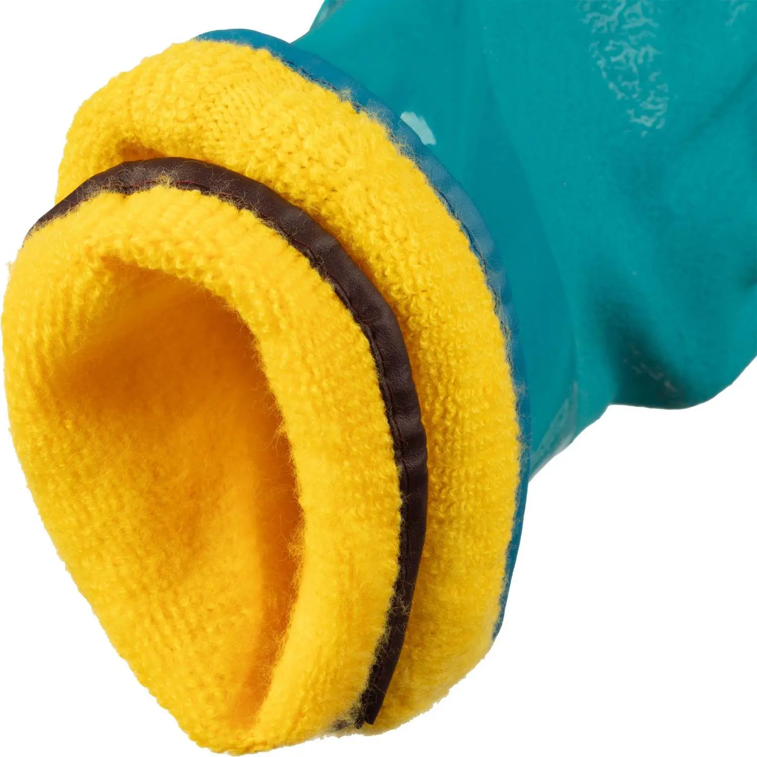 Перчатки рабочие утеплённые Jeta Safety Winter Grip хлопковые с ПВХ покрытием синие/жёлтые (7 класс вязки, размер 9, L, JPW-811) - Image 7
