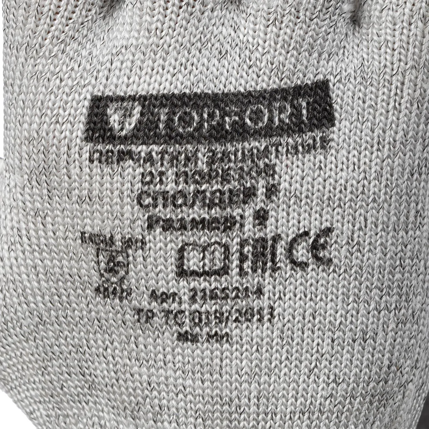 Перчатки для защиты от порезов TOPFORT Сполдер F класс защиты F (30) (10 класс вязки, размер 9) - Image 6