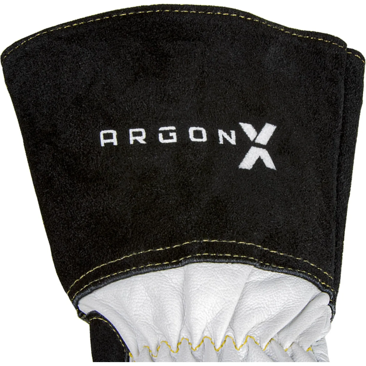 Краги сварщика кожаные Start Argon X STG2130 пятипалые белые/чёрные - Image 3