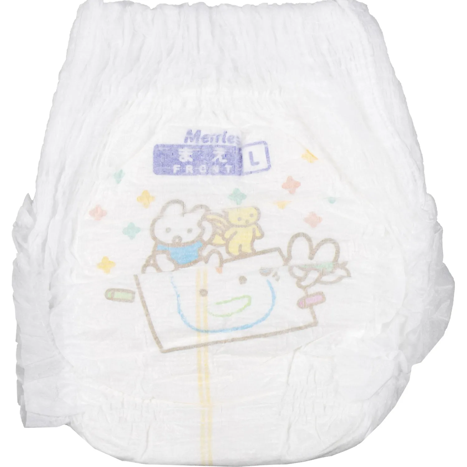 Подгузники-трусики для детей Merries 9-14 кг (44 штуки в упаковке) - Image 4
