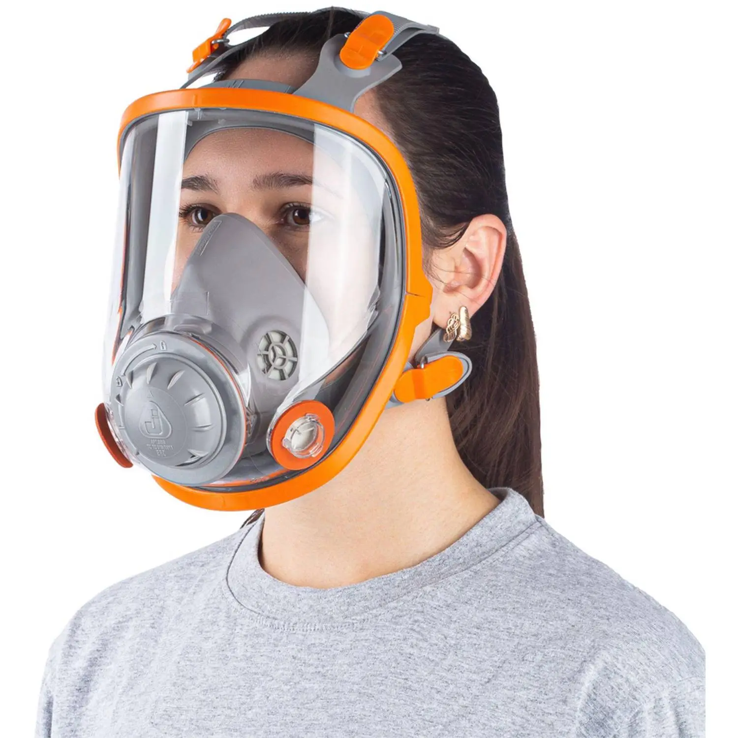 Маска полнолицевая панорамная Jeta Safety размер L категория 2 (5950) - Image 5