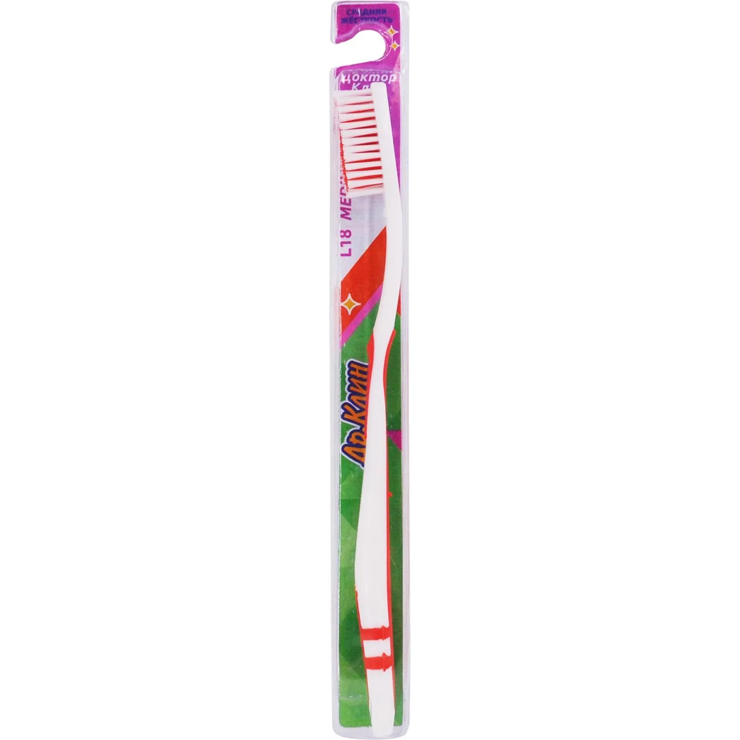 Зубная щётка Dr.Clean L18 средней жёсткости - Image 4