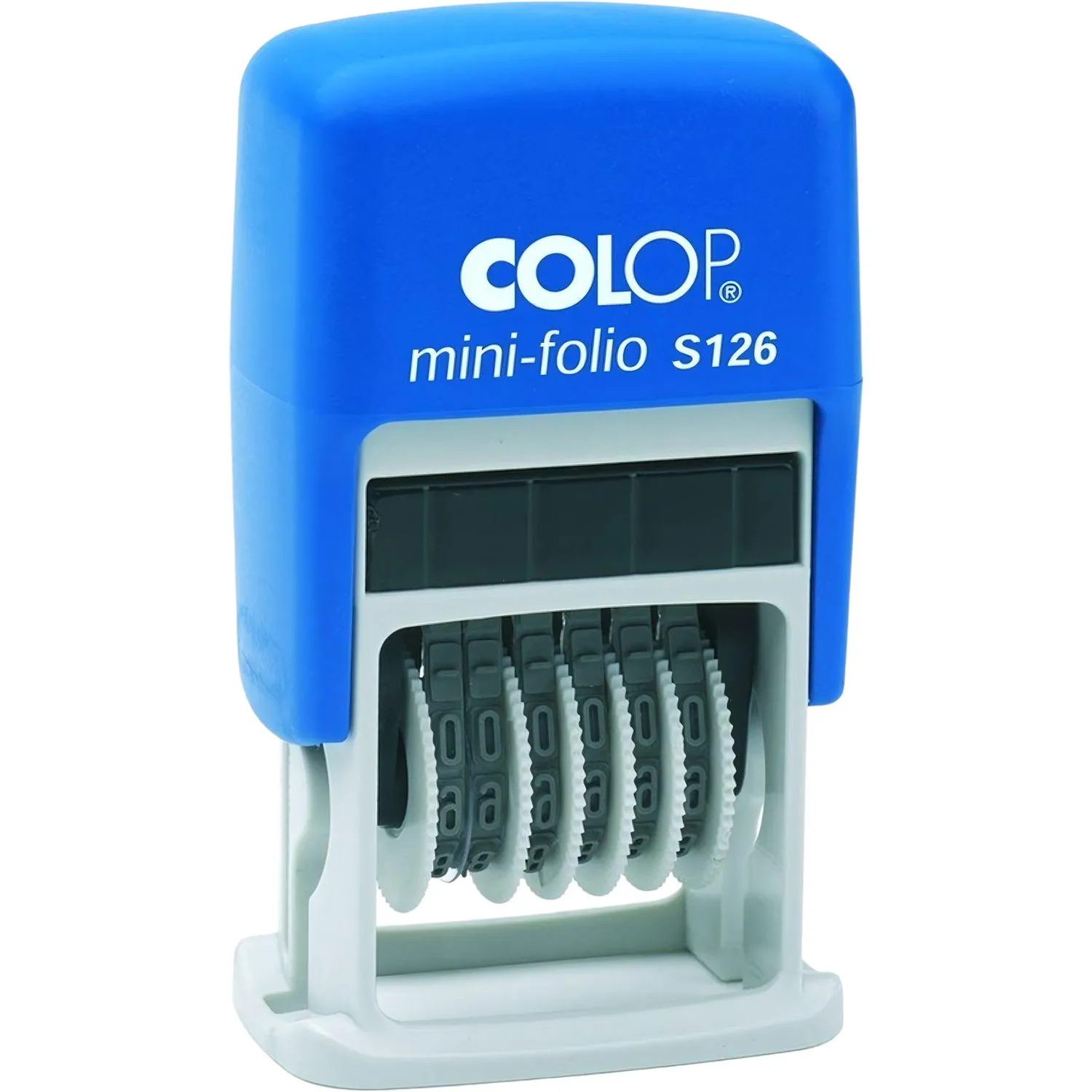 Нумератор Colop S126 6-разрядный автоматический мини-для документов синий - Image 2