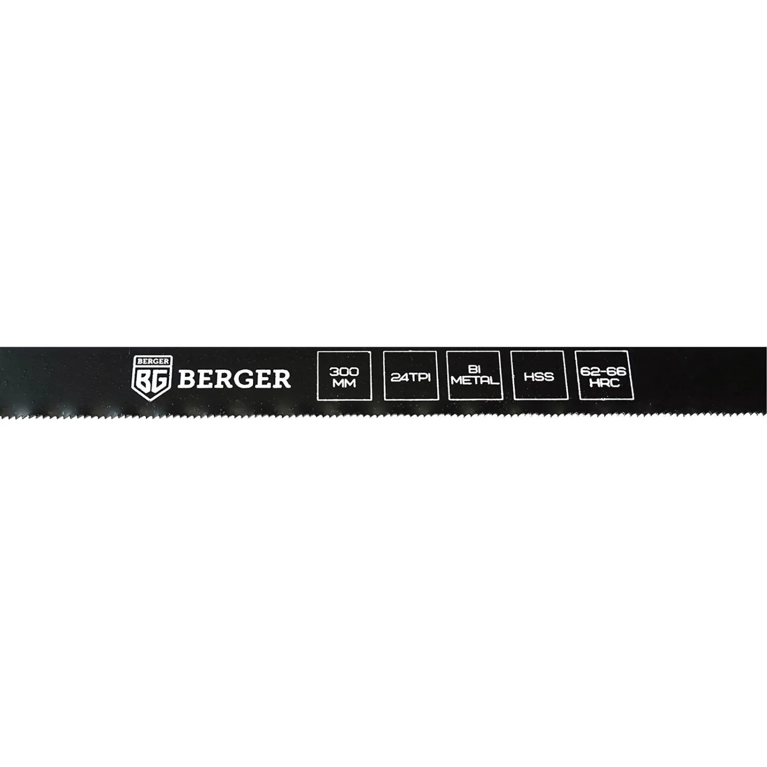 Ножовка по металлу 300 мм, биметаллическое полотно, 24TPI, Berger (BG1846) - Image 6