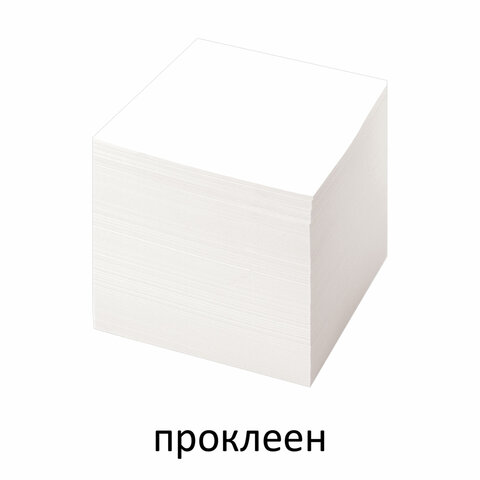 Блок для записей проклеенный, 8х8х8 см, плотность 65 г/м2, белизна 90-92%, STAFF, 120382 - Image 3