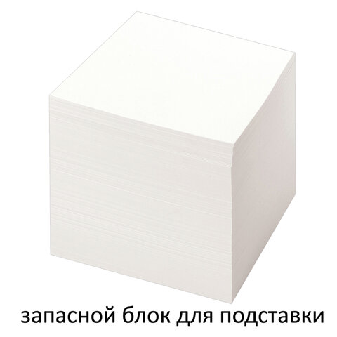 Блок для записей непроклеенный, 8х8х8 см, плотность 65 г/м2, белизна 90-92%, STAFF, 111980 - Image 2