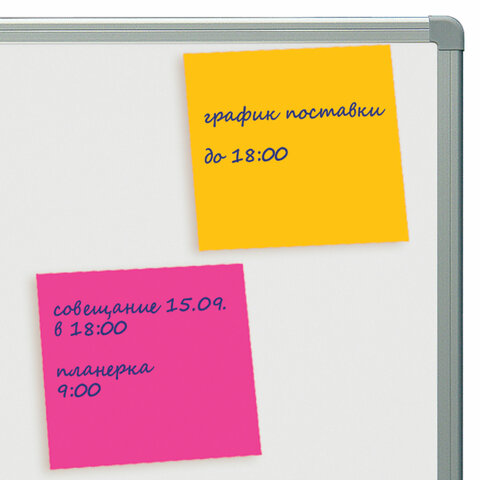 Блок самоклеящийся (стикеры) STAFF НЕОНОВЫЙ, 76х76 мм, 400 листов, 5 цветов, 129351 - Image 4