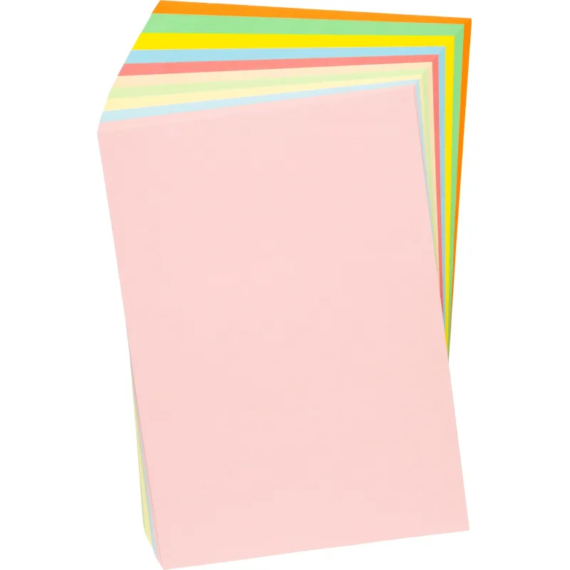 Цветная бумага Attache Multicolor двусторонняя, 200 л., А4 для офиса и дома - Image 4