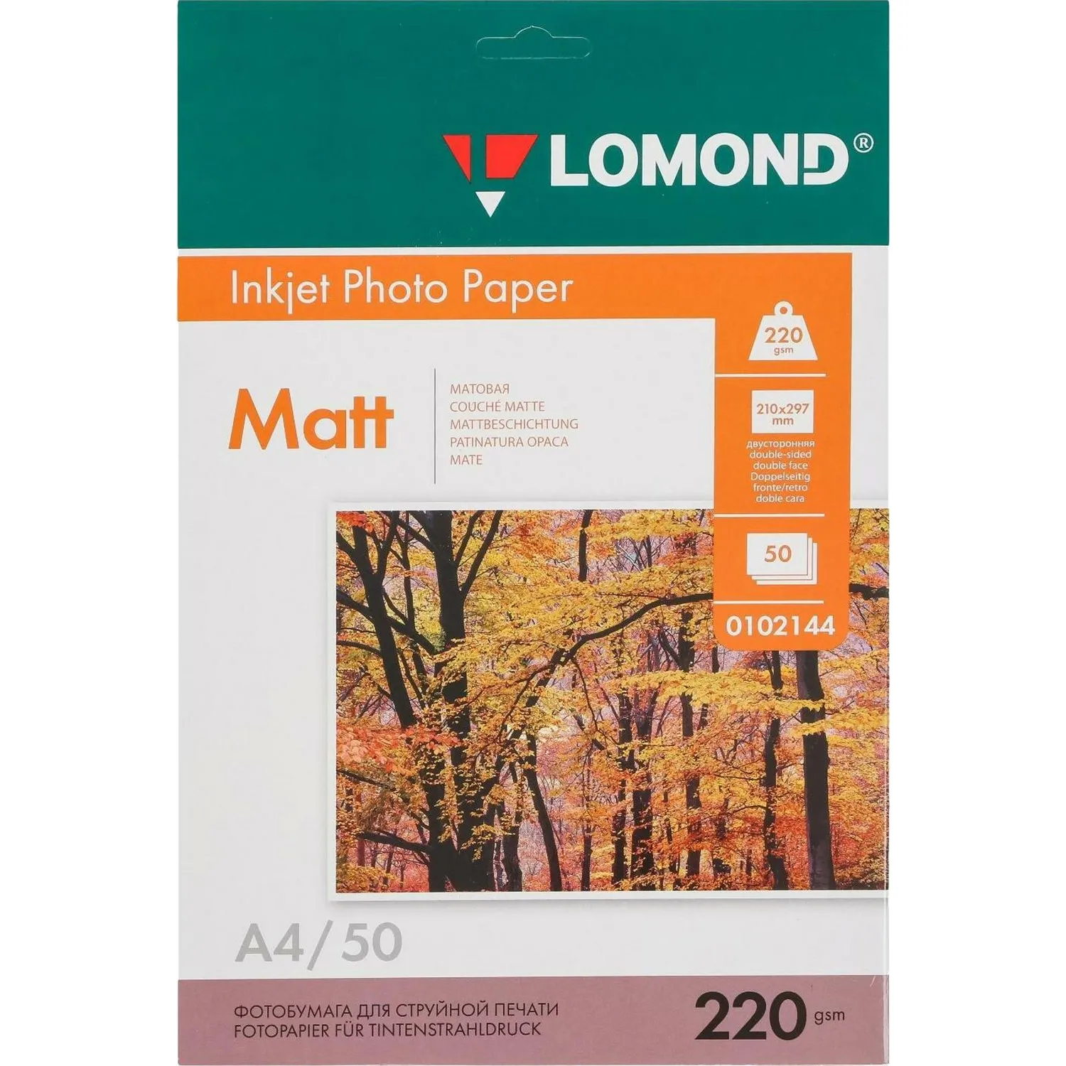 ломонд фотобумага Lomond 0102144 белая матовая для струйной печати