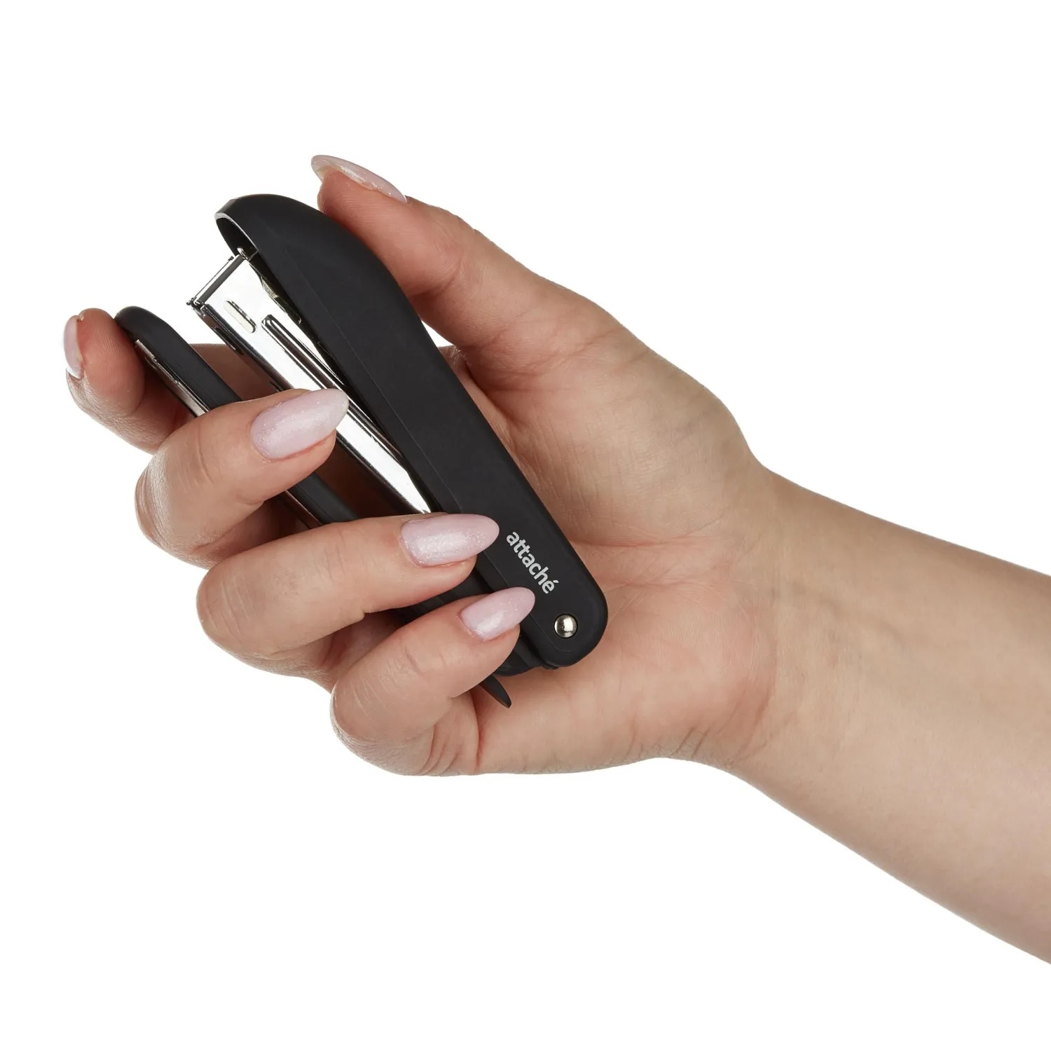 Степлер Attache Comfort черный Soft Touch, 55 мм, для скоб №10 (12 л.) - Image 6