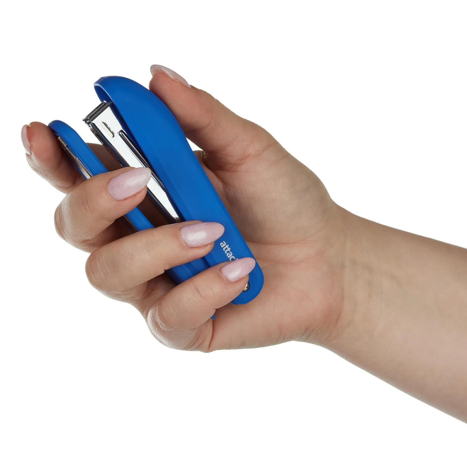 Степлер Attache Comfort синий Soft Touch, 55 мм, 12 листов, с антистеплером - Image 6