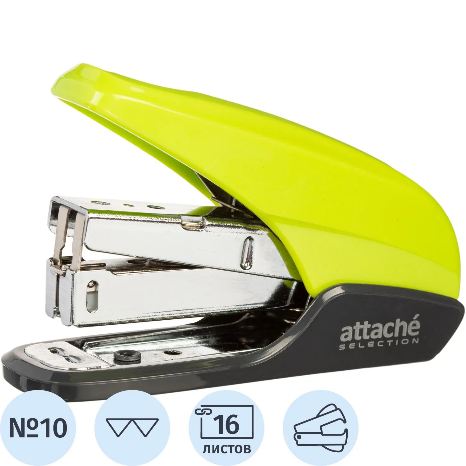 Степлер Attache Forest GB1610 до 16 листов, цвет салатовый